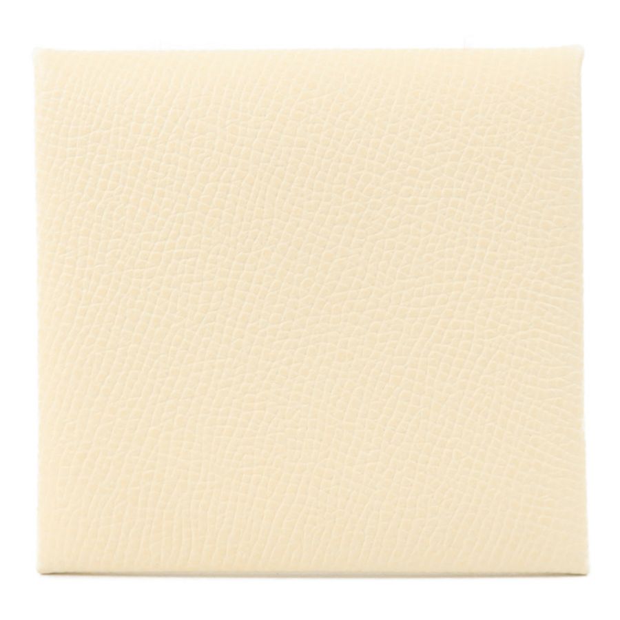 HERMES Epsom皮革Bastia Change Purse零錢包Nata/Biscuit-1