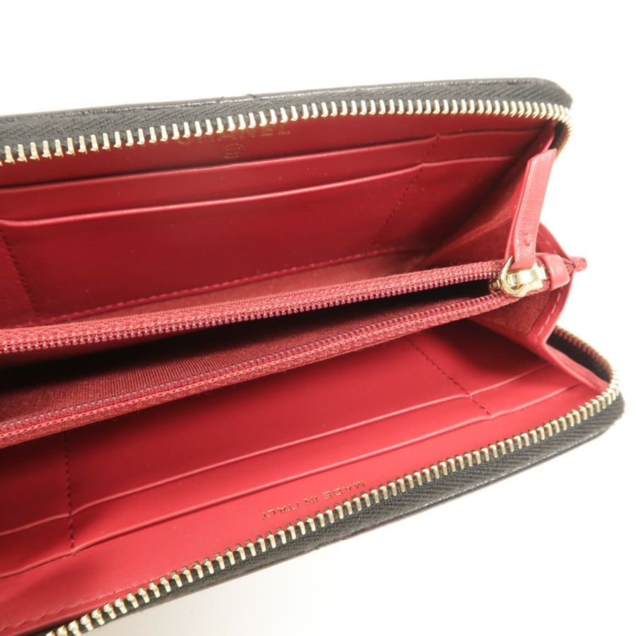 CHANEL 羊皮皮革19 Small Zipped Wallet長錢包-6