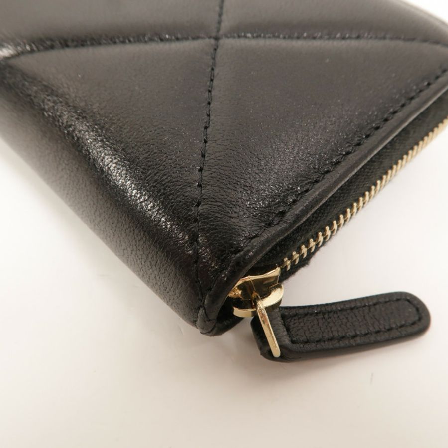 CHANEL 羊皮皮革19 Small Zipped Wallet長錢包-13