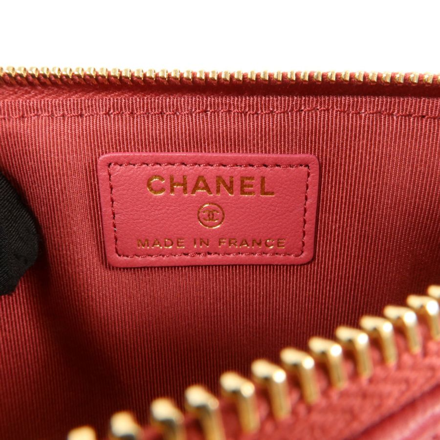 CHANEL 羊皮皮革Classic Phone Pouch With Zipper小袋-5