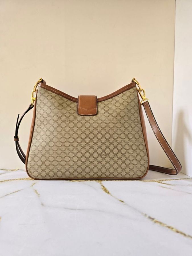 Celine 凱旋門旋轉扣流浪包 單肩包 側背包 斜背包 中古包 二手包-1
