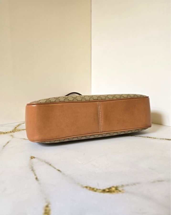 Celine 凱旋門旋轉扣流浪包 單肩包 側背包 斜背包 中古包 二手包-4