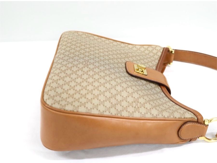 Celine 凱旋門旋轉扣流浪包 單肩包 側背包 斜背包 中古包 二手包-8