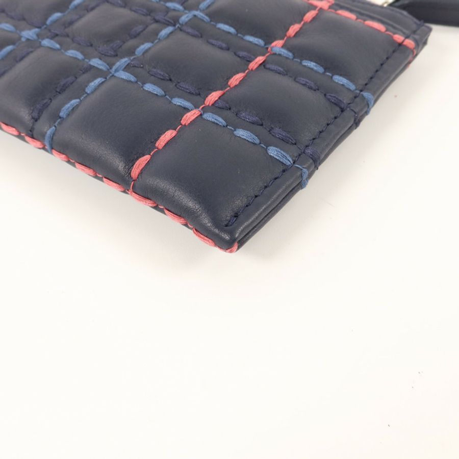 CHANEL 羊皮皮革Zipper Long Wallet長錢包-11