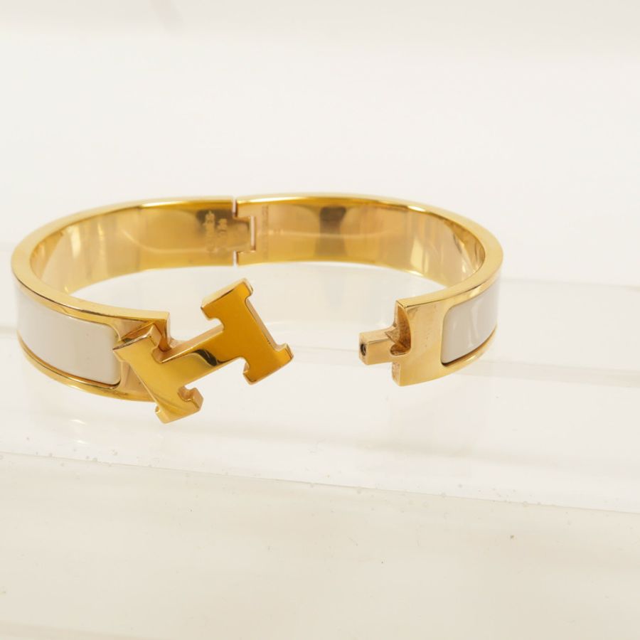 HERMES 金屬Clic-H手鐲-5