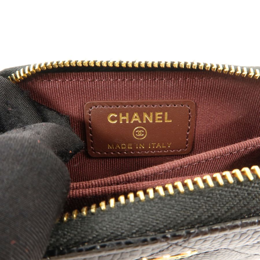 CHANEL 牛皮皮革Classic Zipped Coin Case零錢包-5