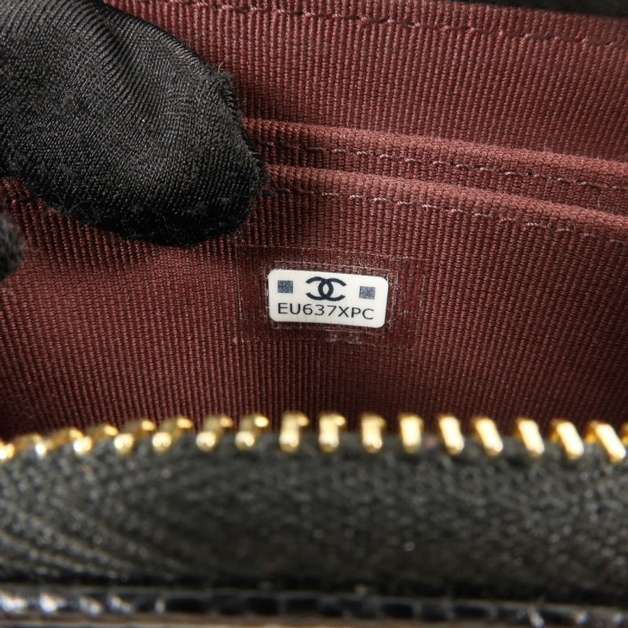 CHANEL 牛皮皮革Classic Zipped Coin Case零錢包-6