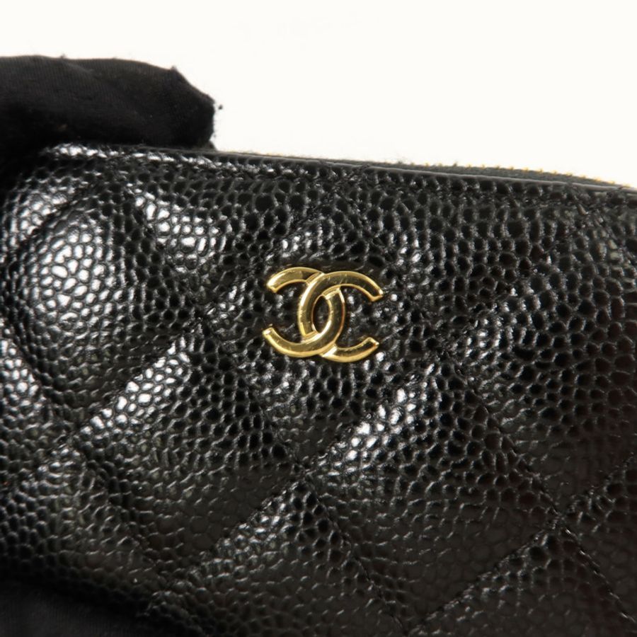 CHANEL 牛皮皮革Classic Zipped Coin Case零錢包-7
