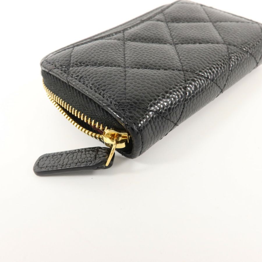 CHANEL 牛皮皮革Classic Zipped Coin Case零錢包-12