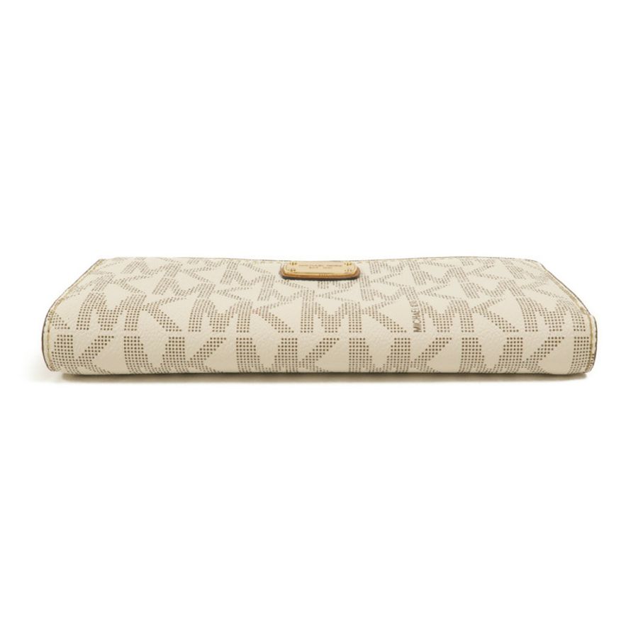 Michael Kors 塗層帆布Jet Set Travel Long Wallet長錢包-3