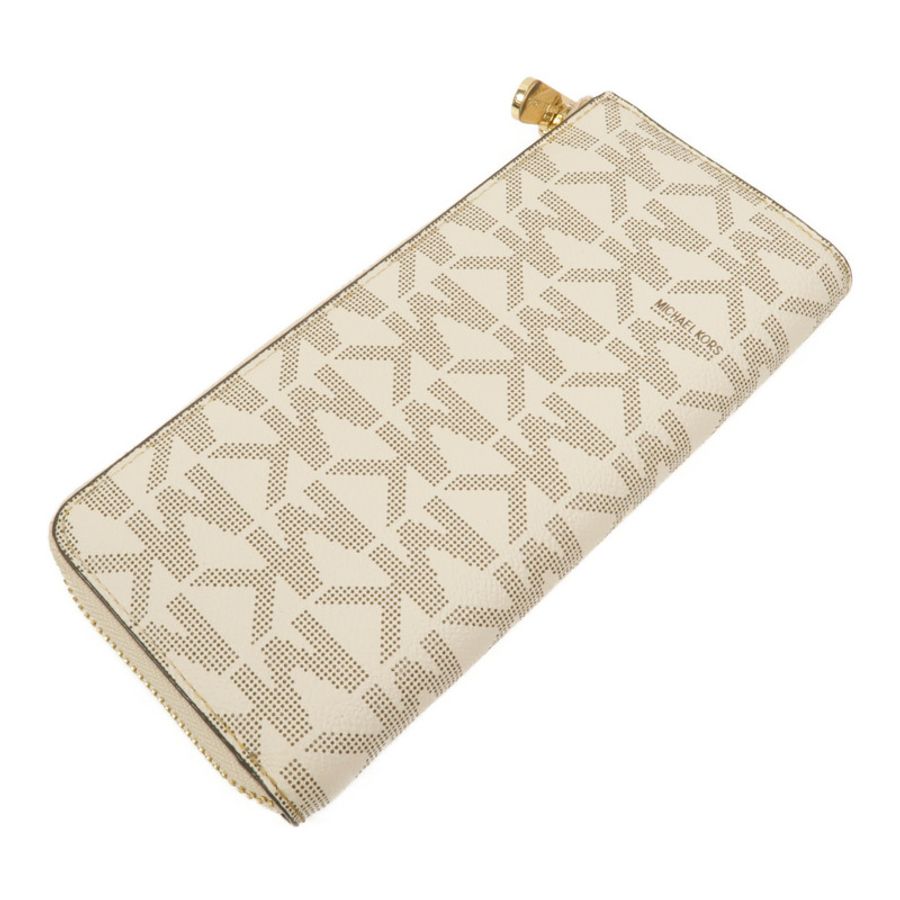 Michael Kors 塗層帆布Jet Set Travel Long Wallet長錢包-5