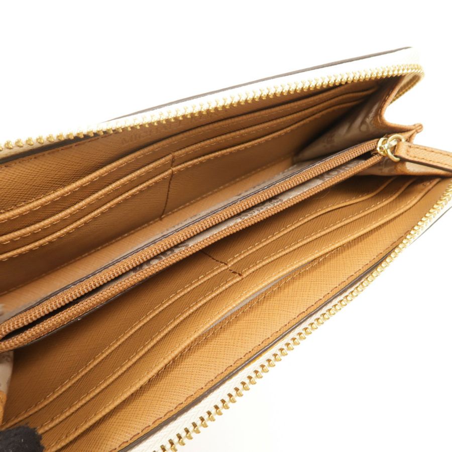 Michael Kors 塗層帆布Jet Set Travel Long Wallet長錢包-6
