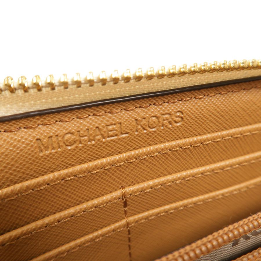 Michael Kors 塗層帆布Jet Set Travel Long Wallet長錢包-7