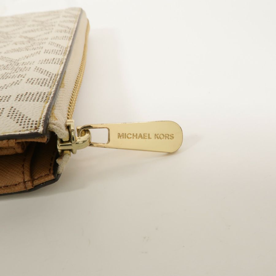 Michael Kors 塗層帆布Jet Set Travel Long Wallet長錢包-13
