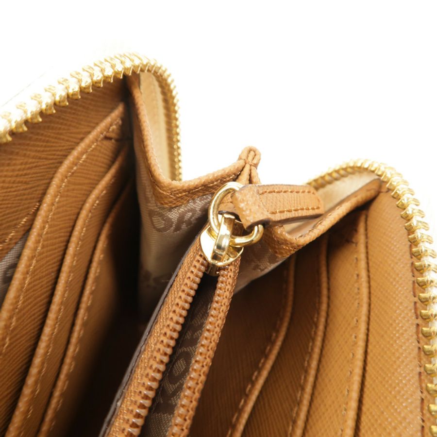 Michael Kors 塗層帆布Jet Set Travel Long Wallet長錢包-15