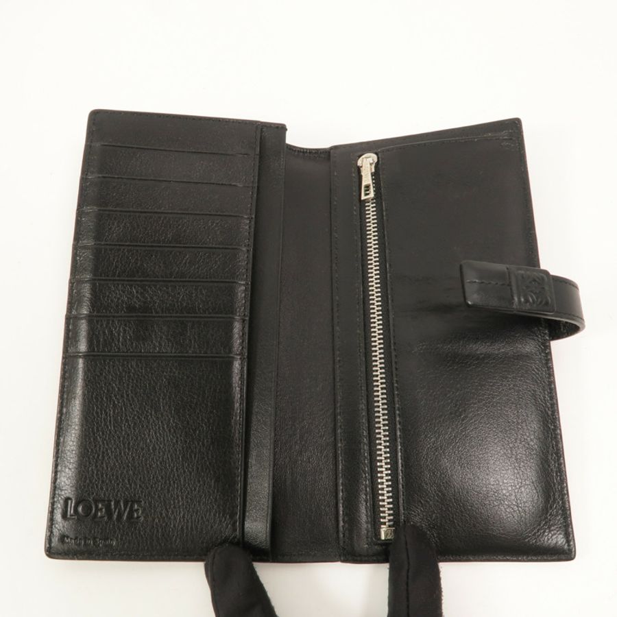 LOEWE 牛皮皮革Large Vertical Wallet長錢包-6