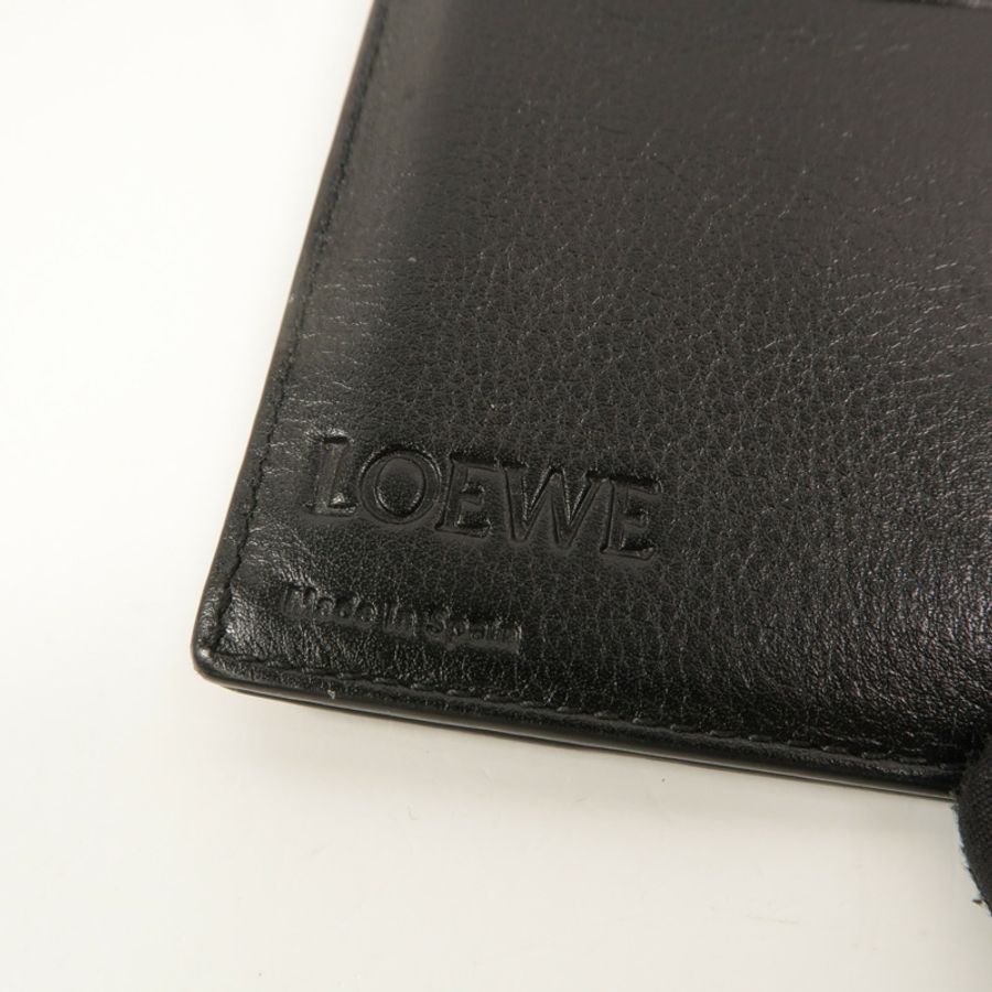 LOEWE 牛皮皮革Large Vertical Wallet長錢包-7