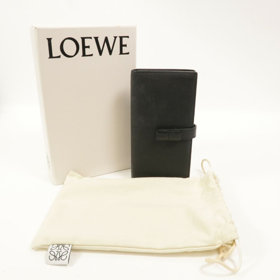 LOEWE 牛皮皮革Large Vertical Wallet長錢包-10