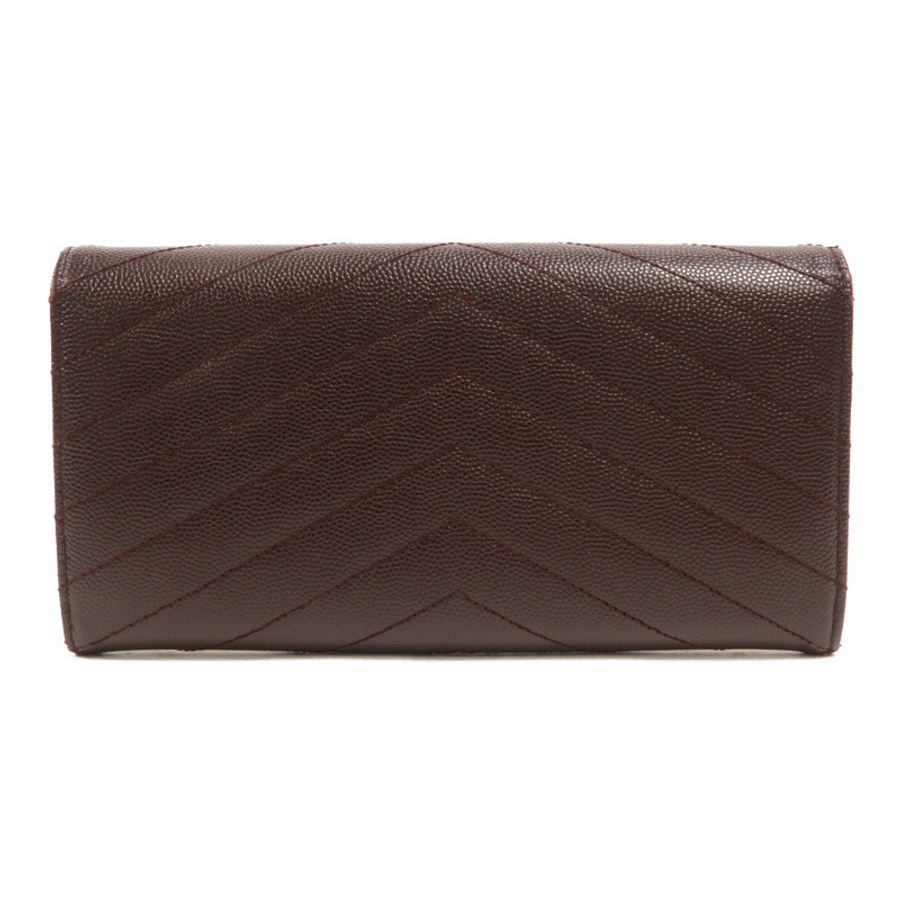 SAINT LAURENT 牛皮皮革Long Envelope Wallet長錢包-1