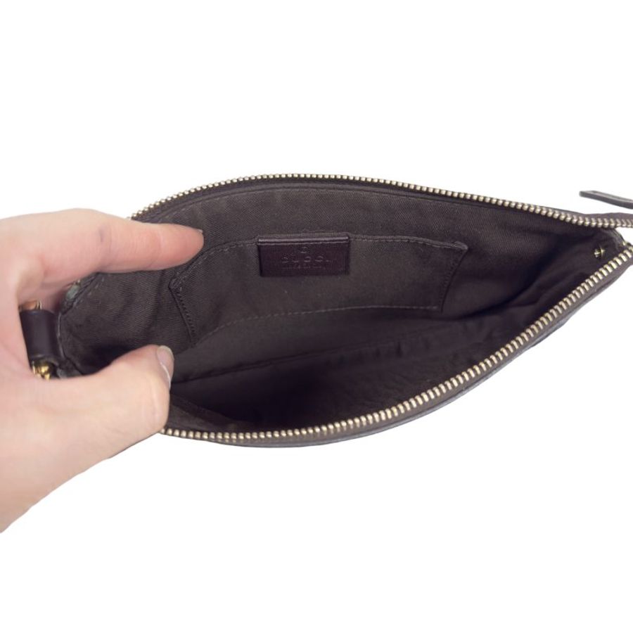 GUCCI *自加鏈>送無品牌扣+無品牌鏈帶* 竹節吊飾 肩背包-13