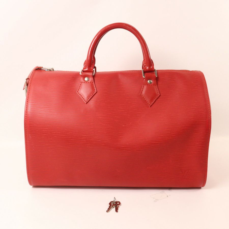 LOUIS VUITTON Epi Speedy 35手挽袋-8