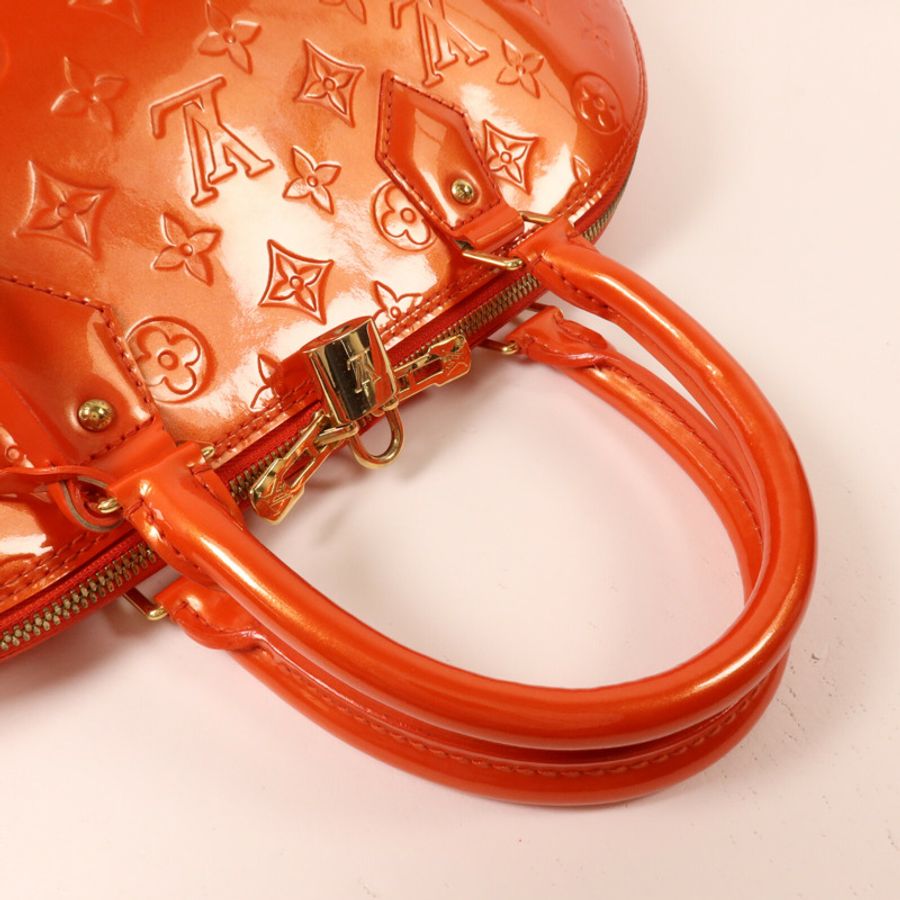 LOUIS VUITTON Monogram Vernis Alma GM手挽袋-7