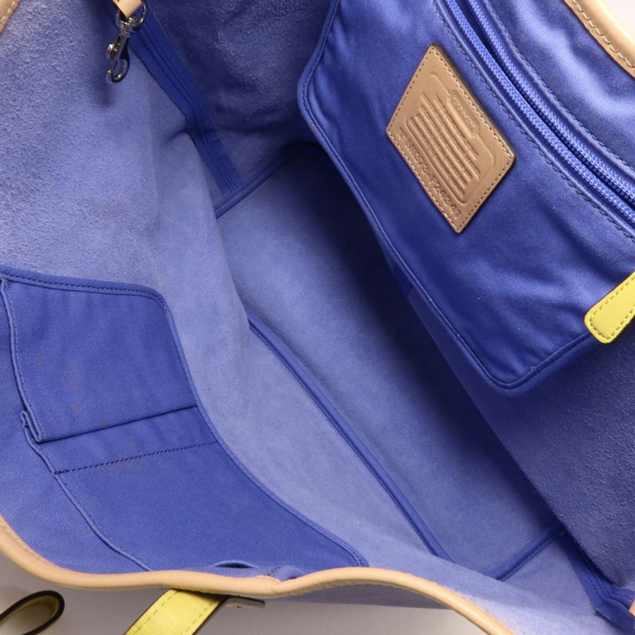 COACH 牛皮皮革Park Metro Tote Bag手挽袋-4