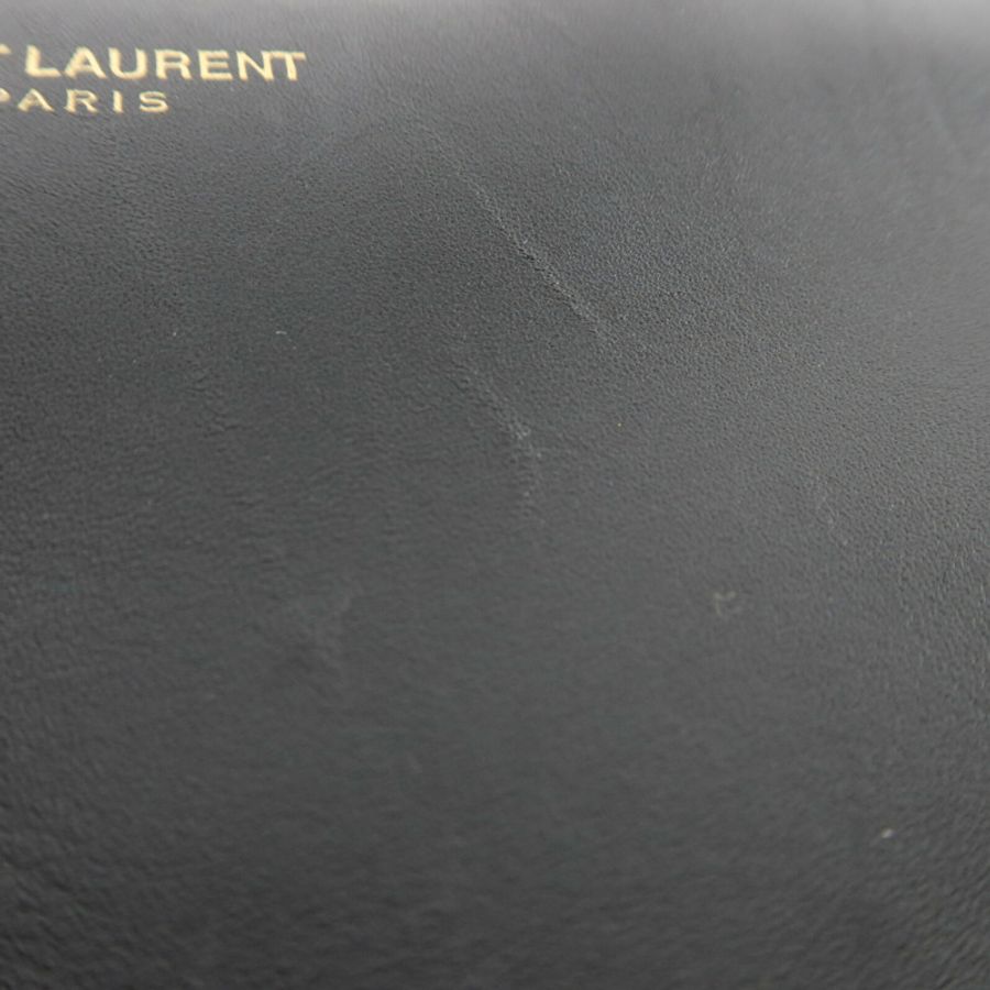 YVES SAINT LAURENT 牛皮皮革Classic Duffle Mini 18鏈帶手挽肩背兩用袋-14