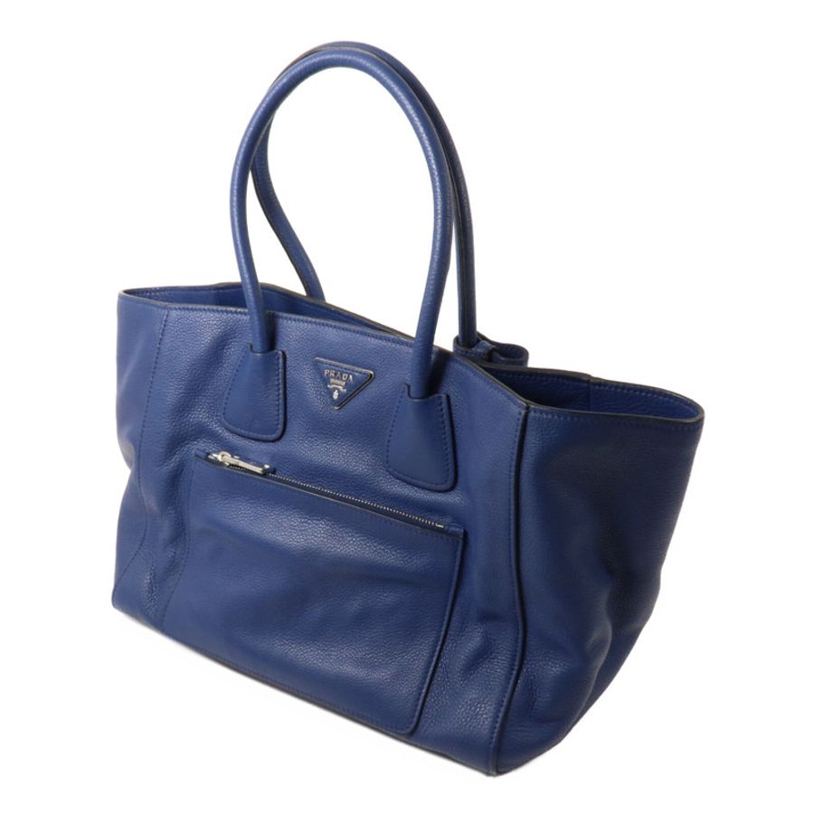 PRADA 牛皮皮革Vitello Daino Tote手挽肩背兩用袋-2