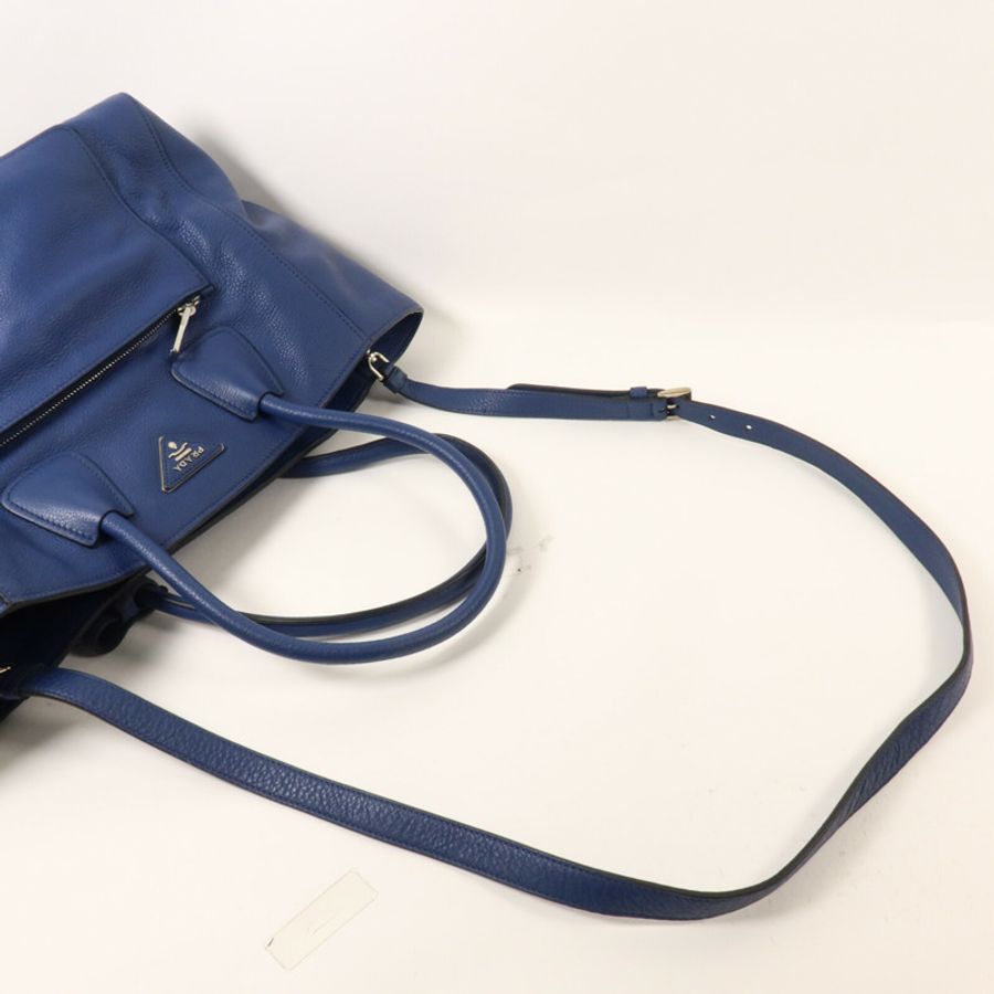 PRADA 牛皮皮革Vitello Daino Tote手挽肩背兩用袋-7