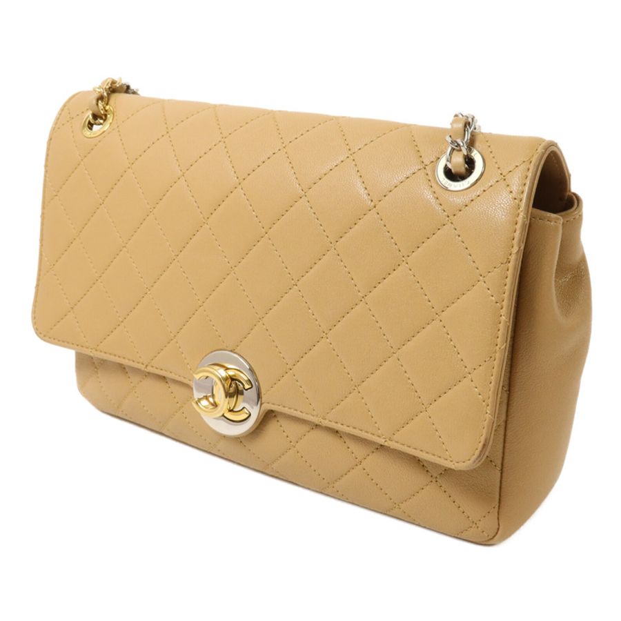 CHANEL 牛皮皮革Chain Shoulder鏈帶肩背袋-2