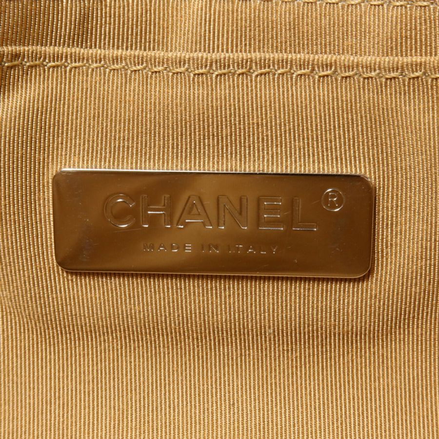 CHANEL 牛皮皮革Chain Shoulder鏈帶肩背袋-5