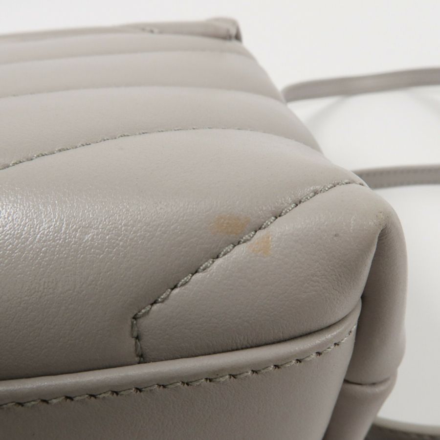 SAINT LAURENT 牛皮皮革Loulou Toy Shoulder Bag肩背袋-15