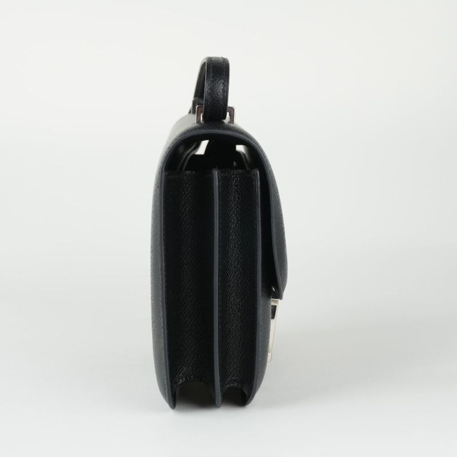 🖤 鑒定師的收藏 🖤 愛馬仕 康康包19 黑色銀釦 U刻 HERMÈS Constance 19【 經典品味,收藏級存在 】-4