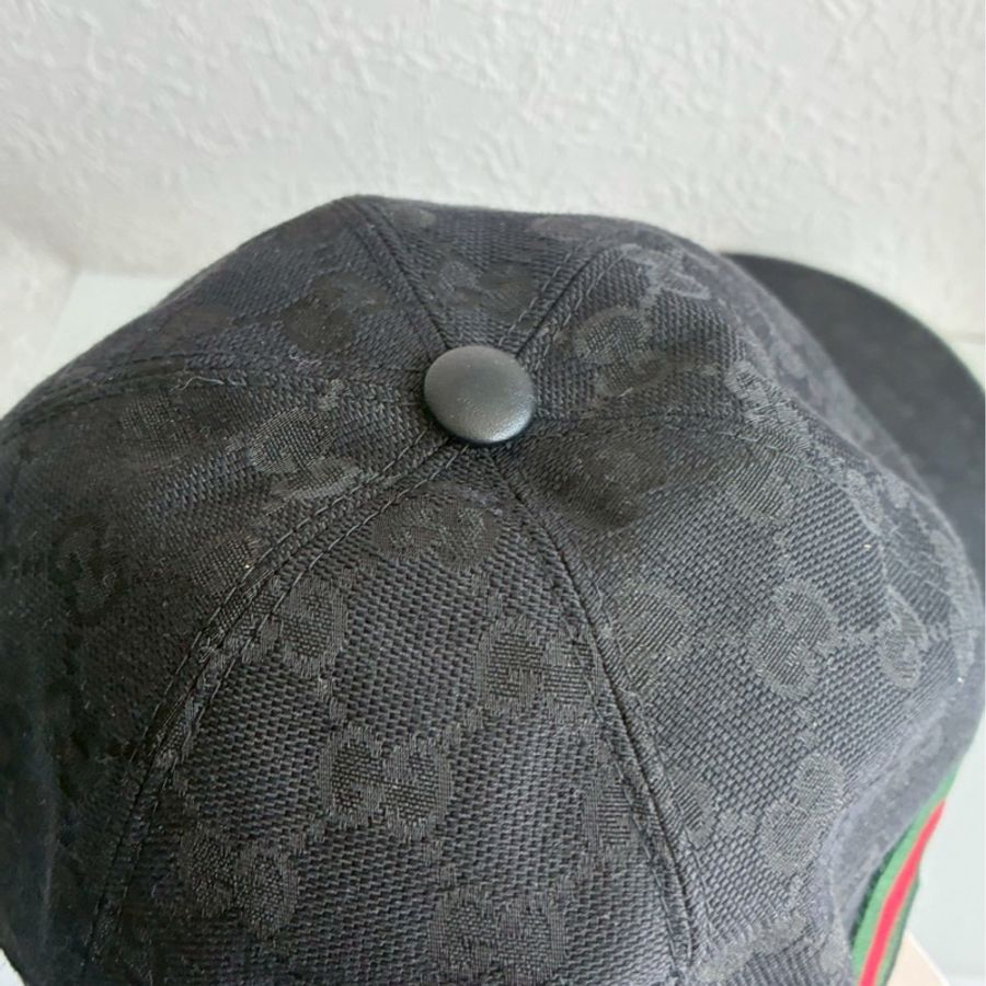 Gucci 黑緹花棒球帽🧢-4