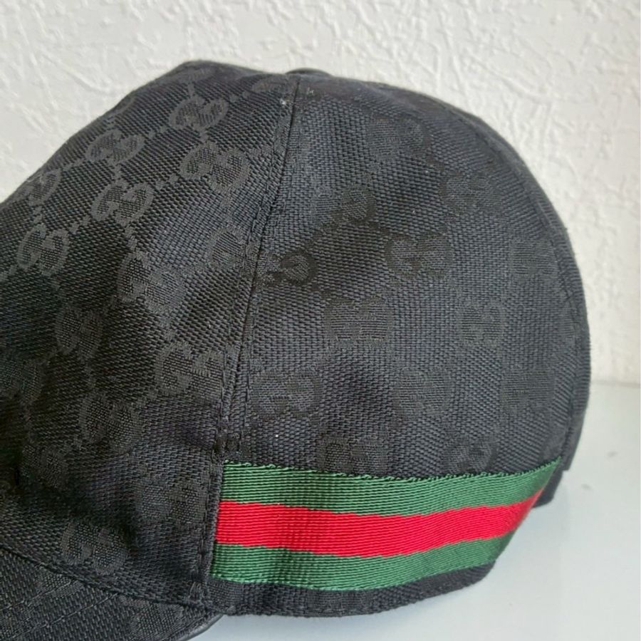 Gucci 黑緹花棒球帽🧢-11