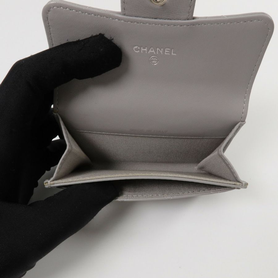 CHANEL 羊皮皮革Classic Flap Card Holder卡片套-4
