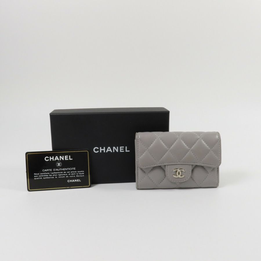 CHANEL 羊皮皮革Classic Flap Card Holder卡片套-9