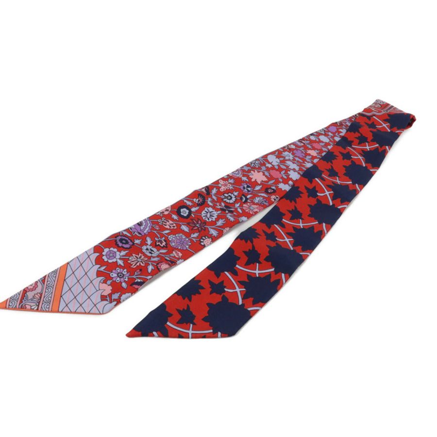 HERMES 絲質Twilly絲巾-1