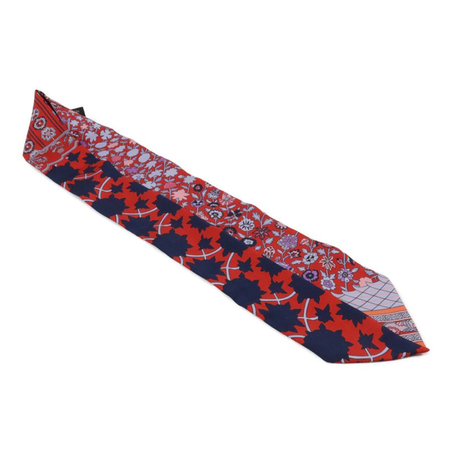 HERMES 絲質Twilly絲巾-3
