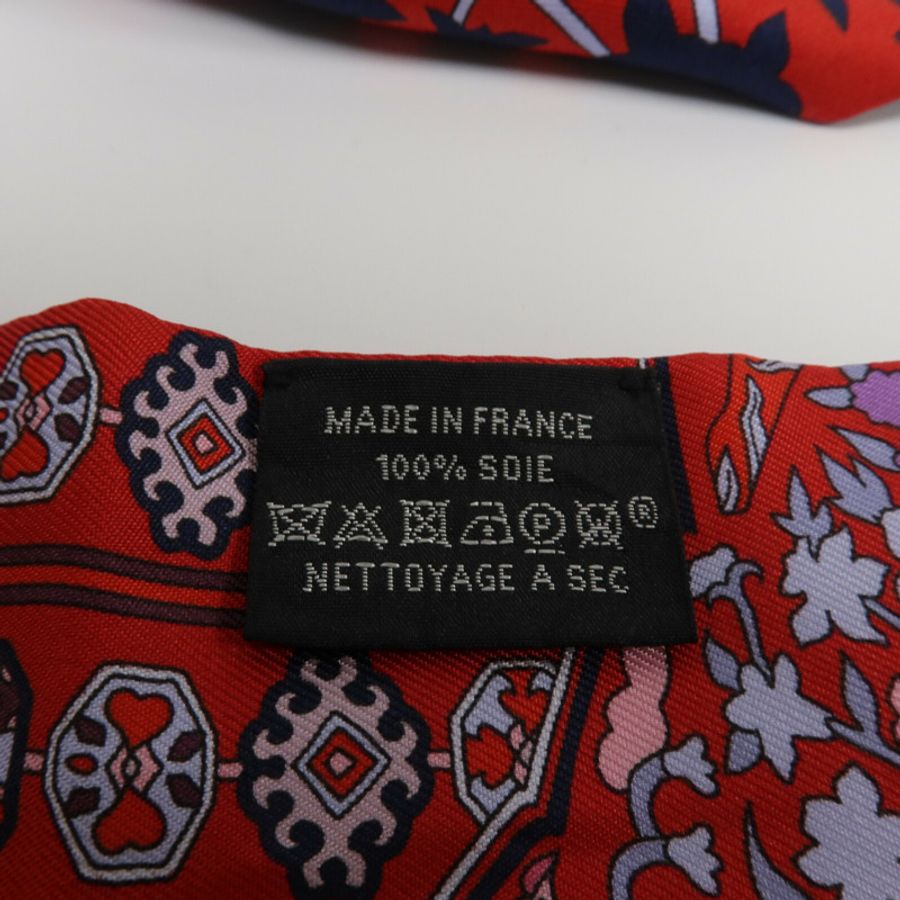 HERMES 絲質Twilly絲巾-6