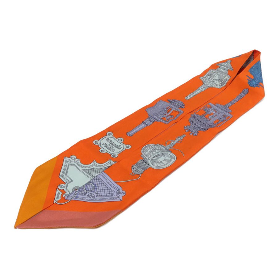 HERMES 絲質Twilly絲巾-2