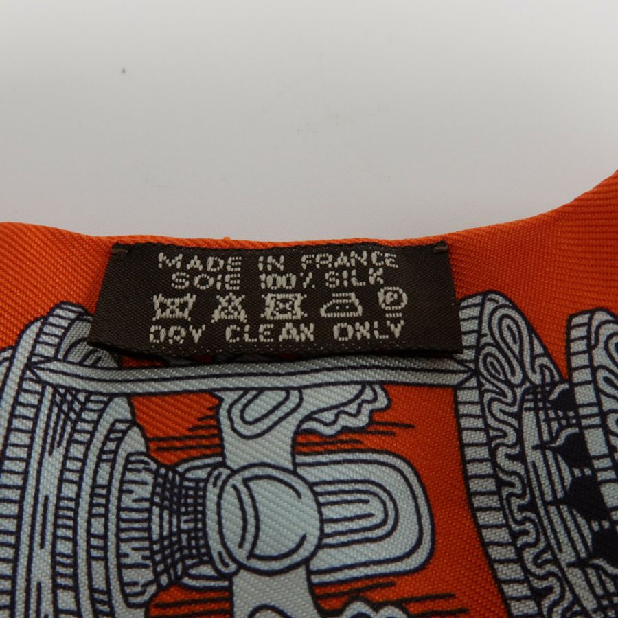 HERMES 絲質Twilly絲巾-6