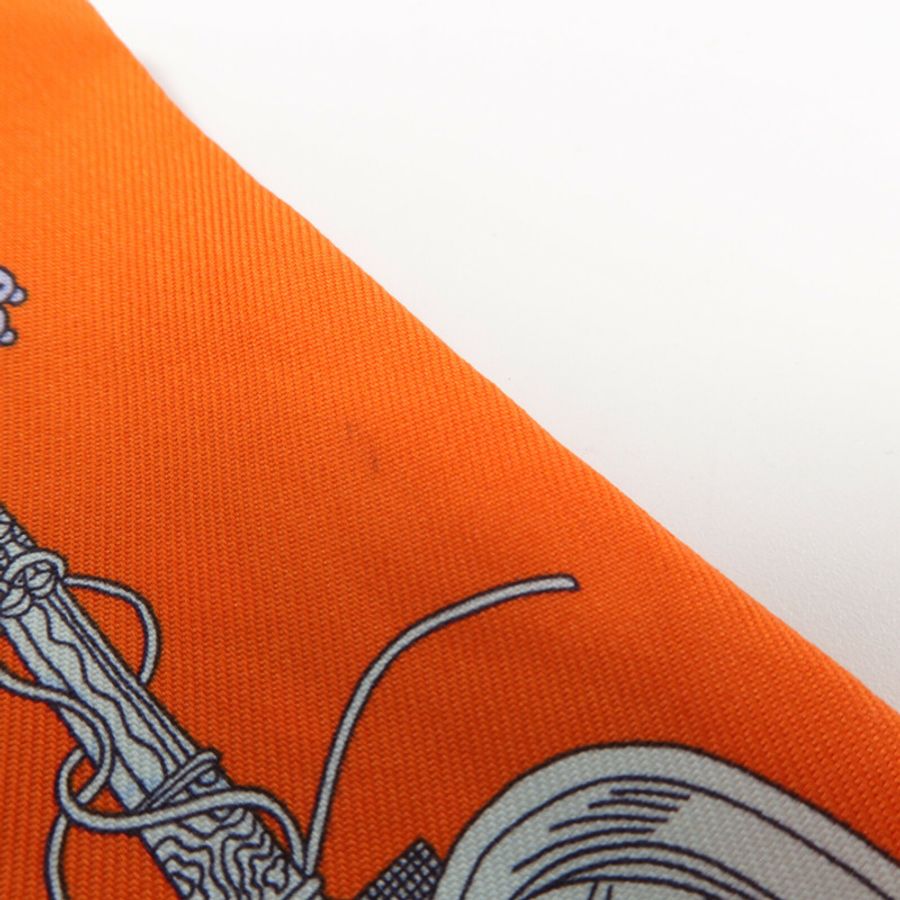 HERMES 絲質Twilly絲巾-8