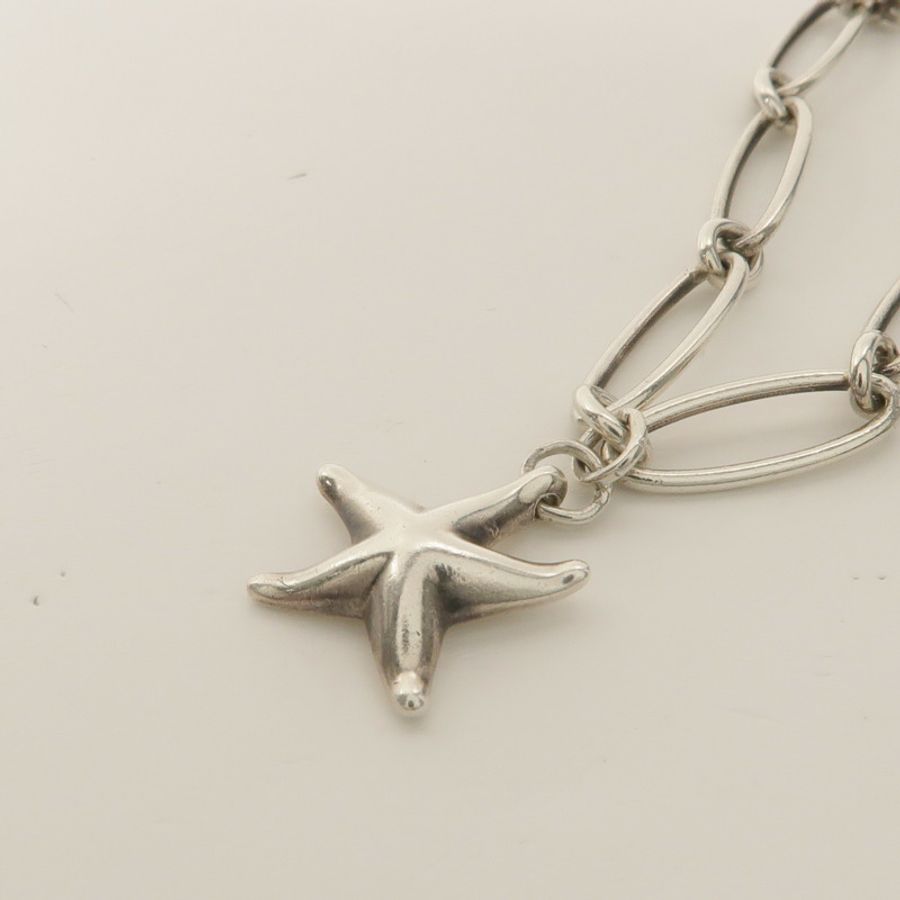 TIFFANY&CO 925純銀Elsa Peretti Starfish Bracelet手鏈-4