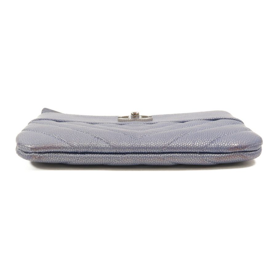CHANEL 牛皮皮革Mini O Case Pouch零錢包-3