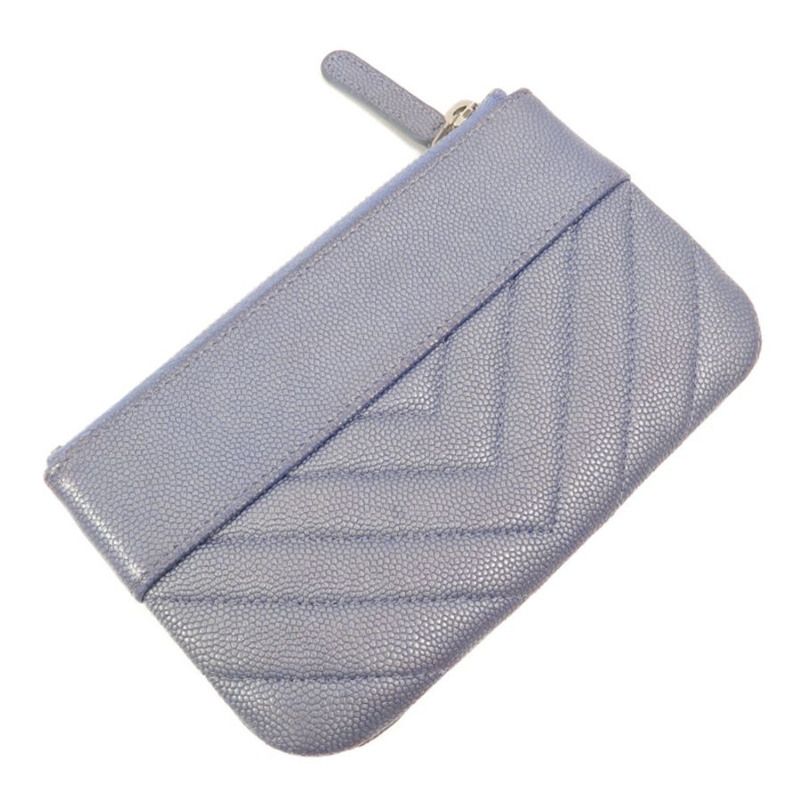 CHANEL 牛皮皮革Mini O Case Pouch零錢包-5