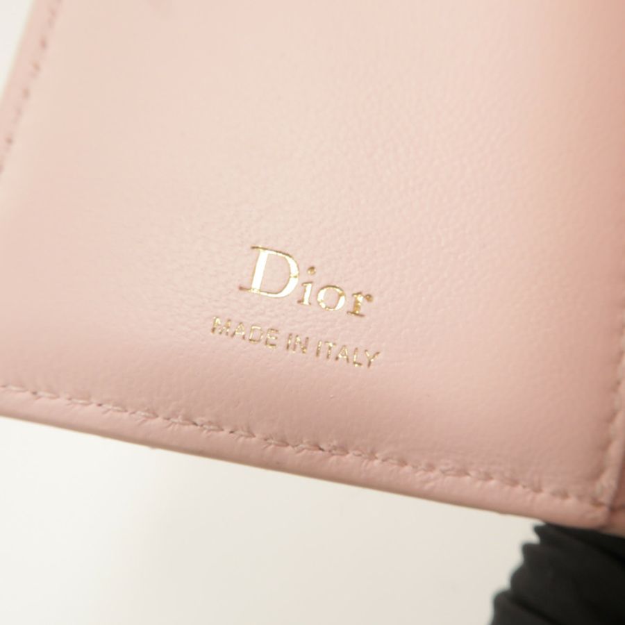 Dior 羊皮皮革Lady Dior Dahlia Wallet錢包-8