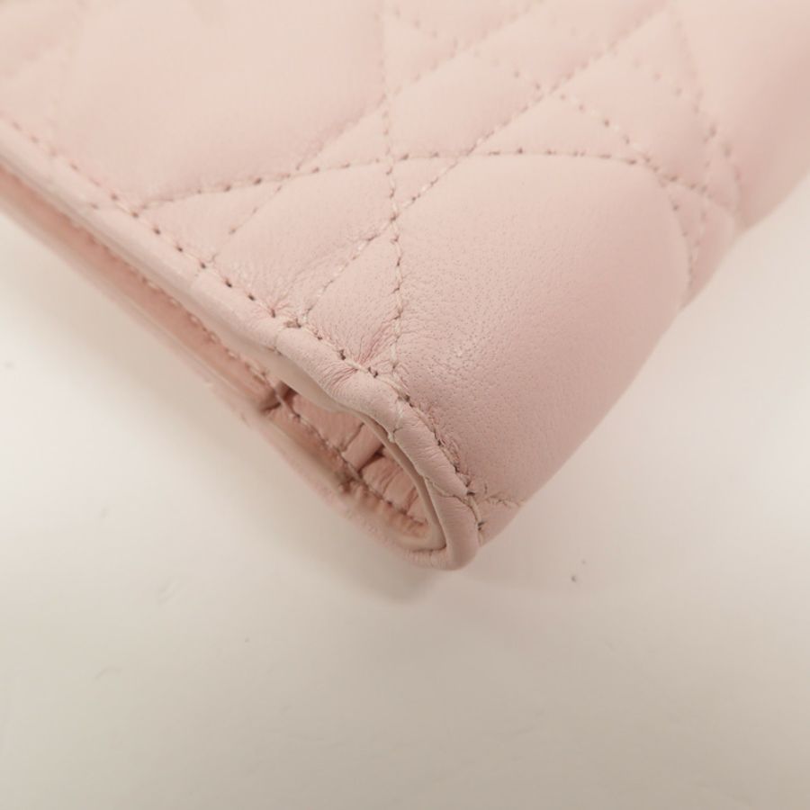 Dior 羊皮皮革Lady Dior Dahlia Wallet錢包-15