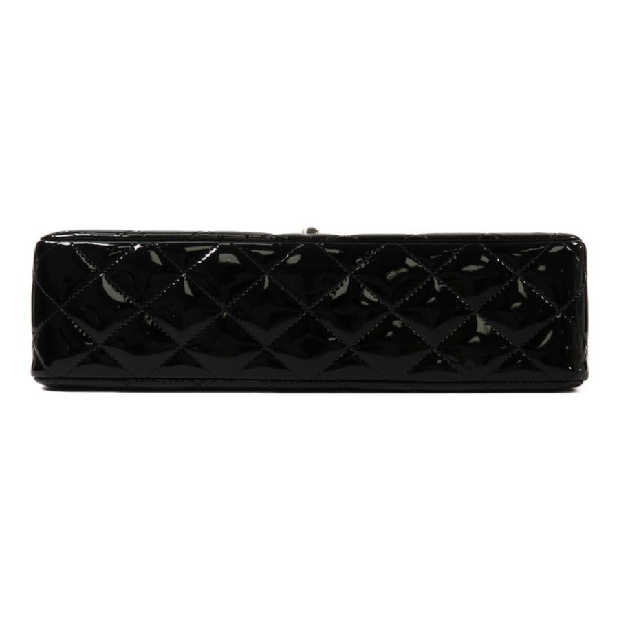 CHANEL 漆皮皮革Classic 25鏈帶肩背袋-3